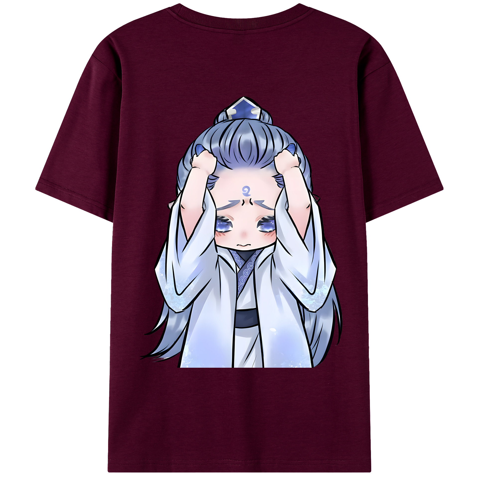 （画像用） Ne Zha 2 ナタ 魔童の大暴れ レディース半袖Tシャツ(バックプリント)